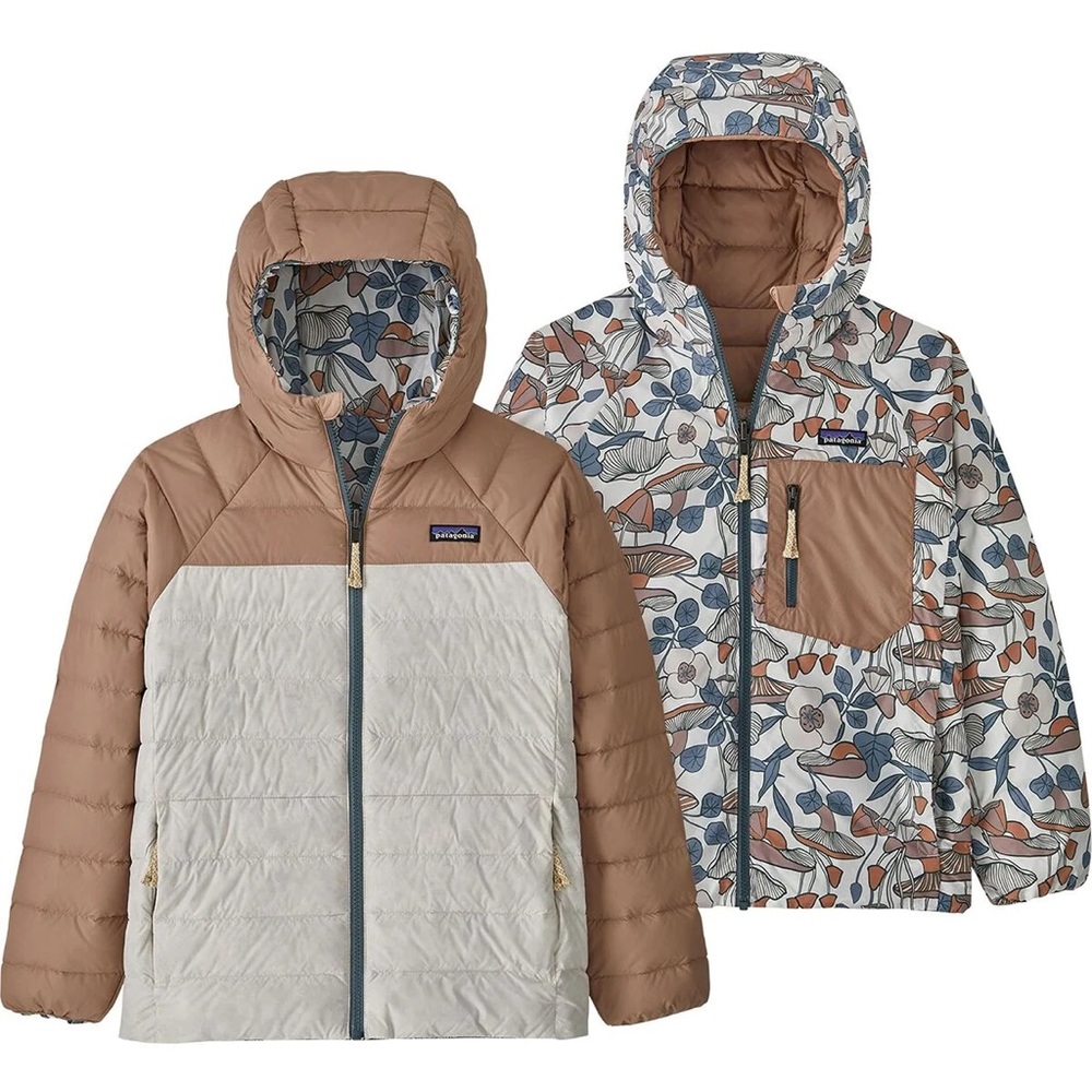 Patagonia kids reversible down sweater hoody